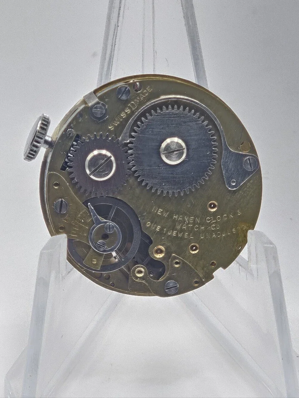 1951 New Haven Lil Abner Animated Wristwatch Non-Working Missing Hour Hand